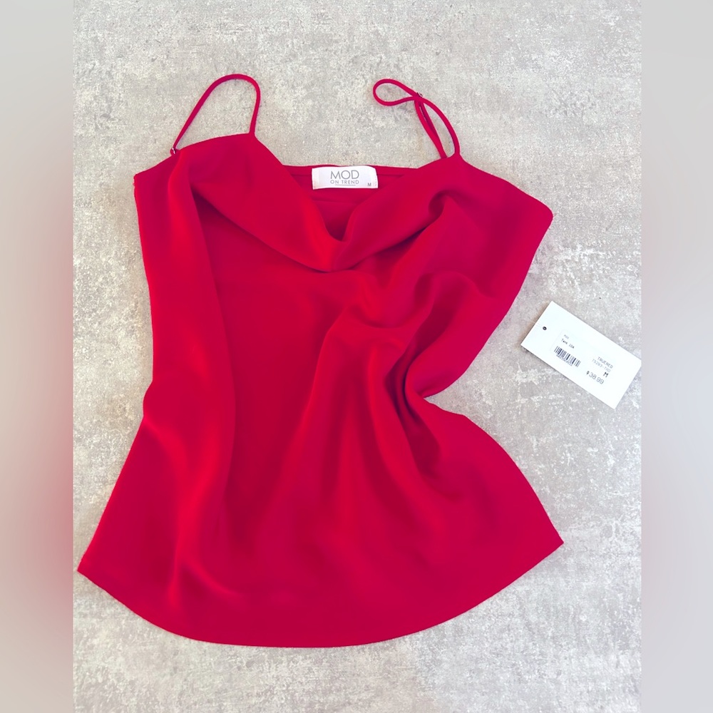 Mod on Trend Red Tank Medium